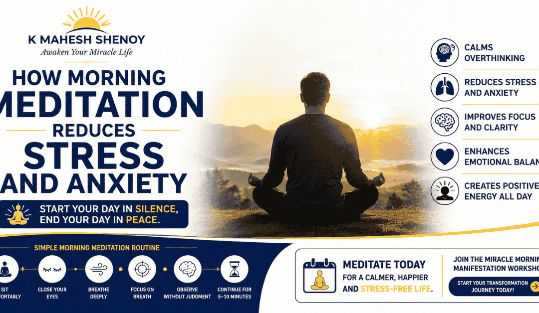 How Morning Meditation Reduces Stress and Anxiety